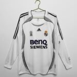 2006∕07 Retro Real Madrid home long sleeve S-XXL