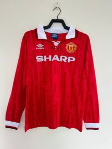 Retro 92-94 M-U home Long Sleeve Size S-XXL