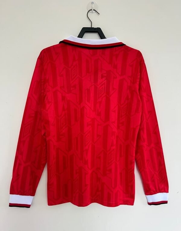 Retro 92-94 M-U home Long Sleeve Size S-XXL - Image 2