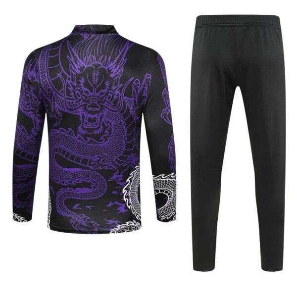 23/24 half zipper Real Madrid Chinese dragon purple kit S-XXL - Image 2