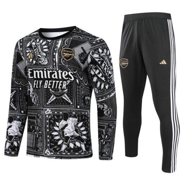 23/24 half zipper Arsenal black special  kit S-XXL