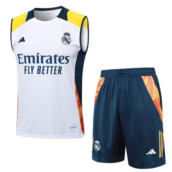 D1053 24/25 Real Madrid  white  suit VEST S-2XL