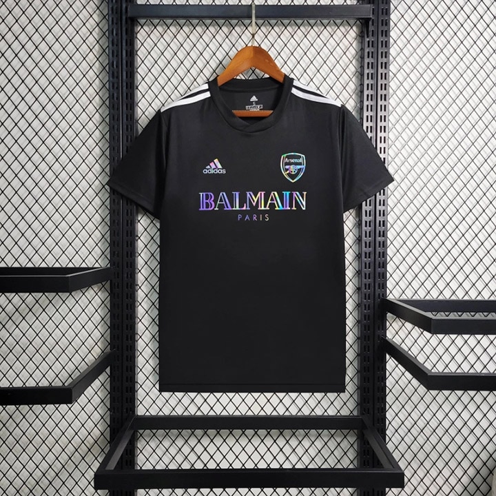 20240723085833-669f70b9e2a9b.jpg 24/25 Arsenal black Casual Shirts S-XXL - Imagem 1