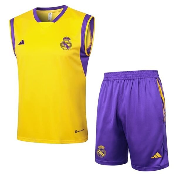 D983 23/24 Real Madrid yellow training suit  S-2XL
