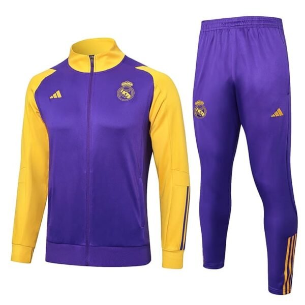 A713 23/24 Real Madrid long zipper purple kit S-XXL