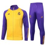A714 23/24 Real Madrid long zipper yellow kit S-XXL