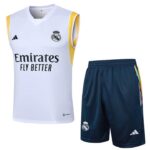 D968 23/24 Real Madrid WHITE vest  S-2XL