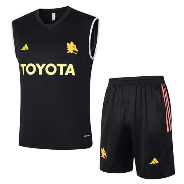 D10000 24/25 Roma training kit black vest S-XXL