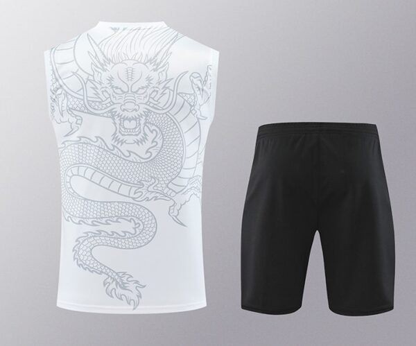 24/25 Real Madrid white Chinese dragon  VEST S-2XL - Image 2