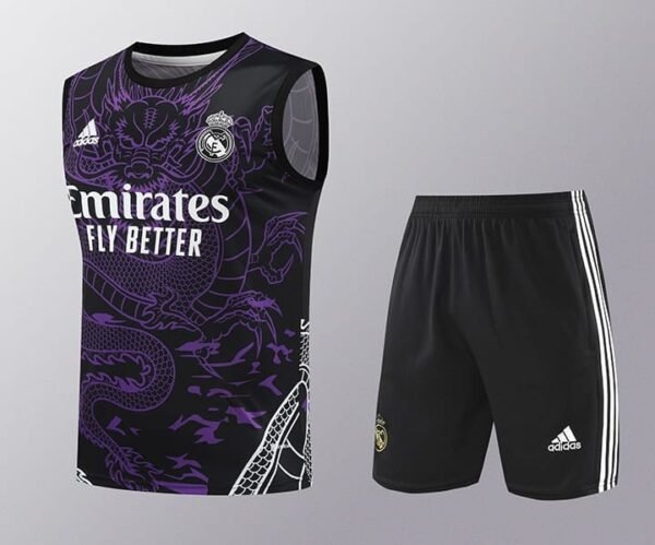24/25 Real Madrid purple Chinese dragon vest S-2XL