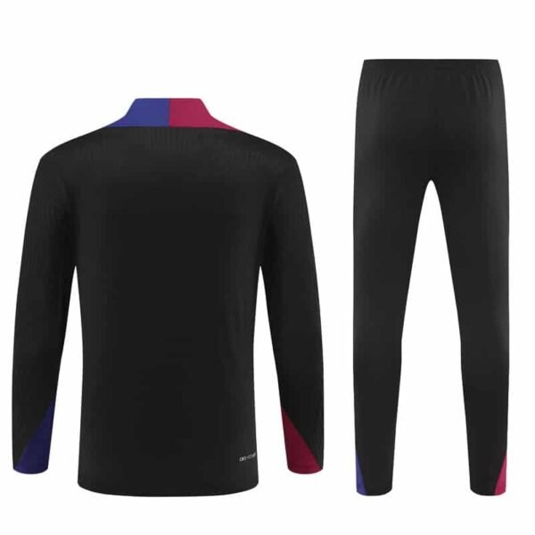 24/25 Barcelona short zipper half zipper player black kit S-XXL - Image 2
