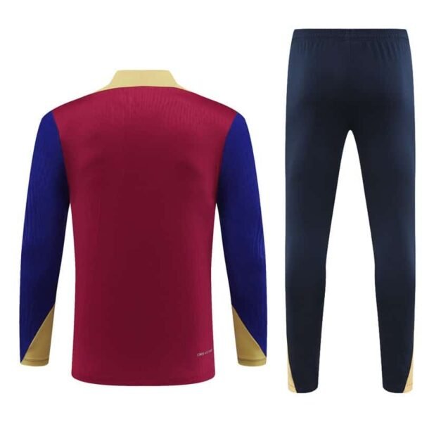 24/25 Barcelona short zipper half zipper player red kit S-XXL - Image 2