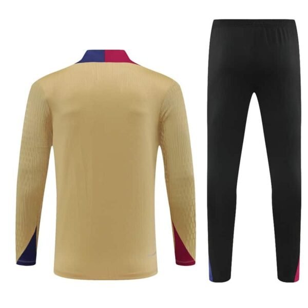 24/25 Barcelona short zipper half zipper player golden kit S-XXL - Image 2