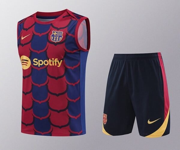 24/25 Barcelona training suit vest red  flower S-XXL