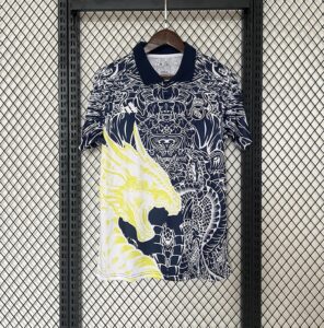 24/25 Real Madrid blue green Chinese dragon S-XXL