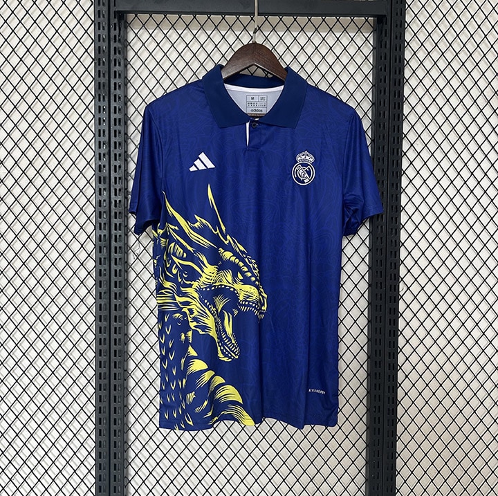 20240723144838-669fc2c6c8d37.jpg 24/25 Real Madrid blue Chinese dragon S-XXL - Imagem 1