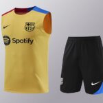 24/25 Barcelona training suit vest  mud yellow  S-XXL