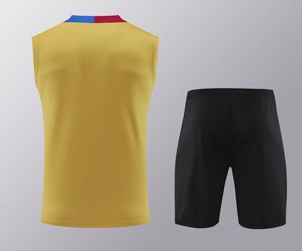 24/25 Barcelona training suit vest  mud yellow  S-XXL - Image 2
