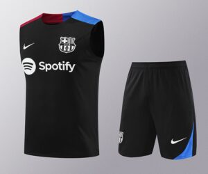 24/25 Barcelona training suit black vest  S-XXL