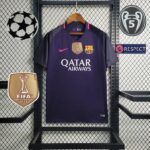 Retro 16-17 Barcelona away with 4 patches S-XXL