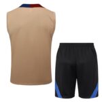 D1041 24/25 Barcelona training suit vest  mud yellow  S-XXL - Imagem 2