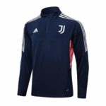 B602# 22/23 Half zipper Juventus Royal Blue shirt S-2XL