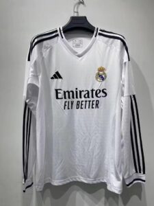 24/25 Real Madrid home long sleeve S-XXL