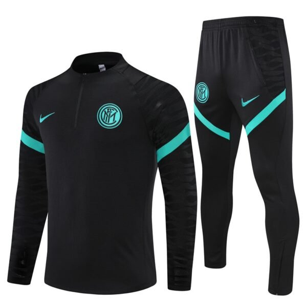2122 Inter milan short zipper black  kit S-XXL
