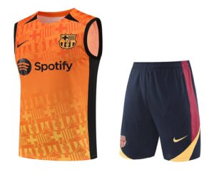 24/25 Barcelona training suit orange vest S-XXL