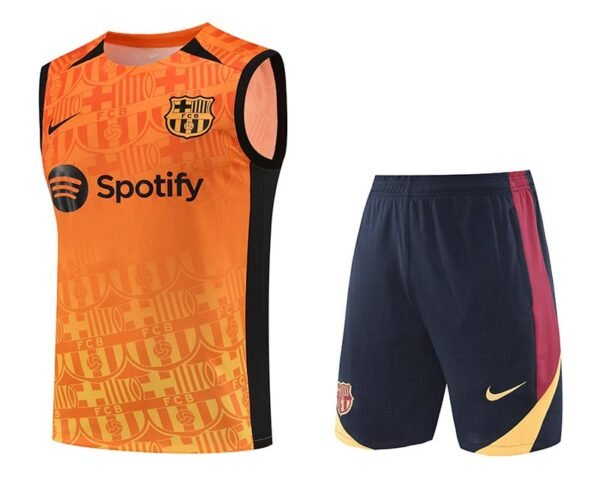 24/25 Barcelona training suit orange vest S-XXL