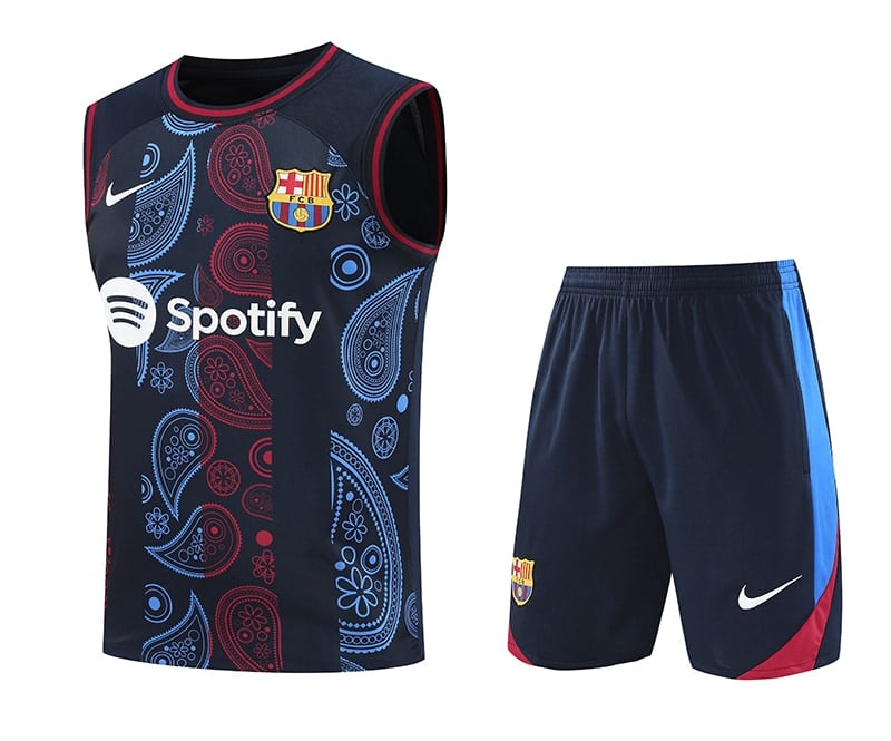 20240723233411-66a03df3a0f2d.jpg 24/25 Barcelona training suit blue vest S-XXL - Imagem 1