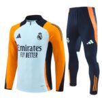24/25 Real Madrid training suit light blue and orange  S-XXL
