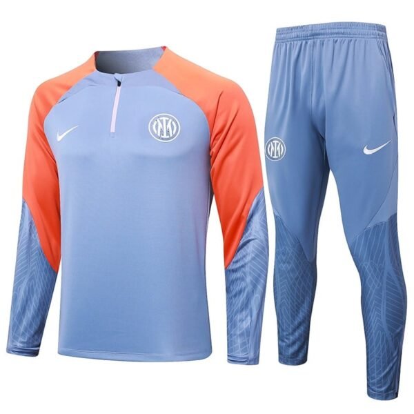 B826 24/25 Inter-Milan half zipper  training suit grey S-XXL