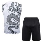 D1058  24/25 Real Madrid WHITE dragon  vest S-2XL - Imagem 2