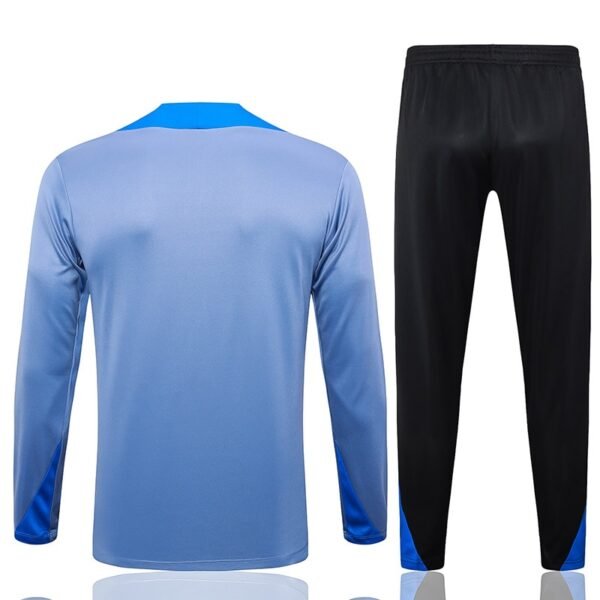 B829 24/25 Inter-Milan half zipper training suit grey S-XXL - Image 2