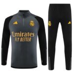 23/24 Real Madrid dark gray half zipper suits S-2XL