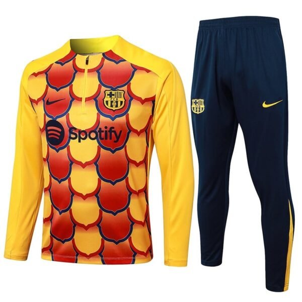 B834  24/25 Barcelona  half zipper green  kit S-XXL