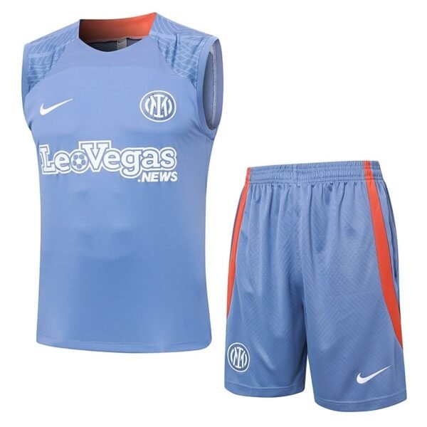D1056 24/25 Inter-Milan  training suit grey and orange vest S-XXL