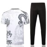 C1101 24/25 Real Madrid white dragon POLO S-2XL - Imagem 2