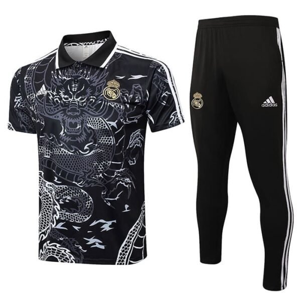 C1104 24/25 Real Madrid black dragon POLO S-2XL