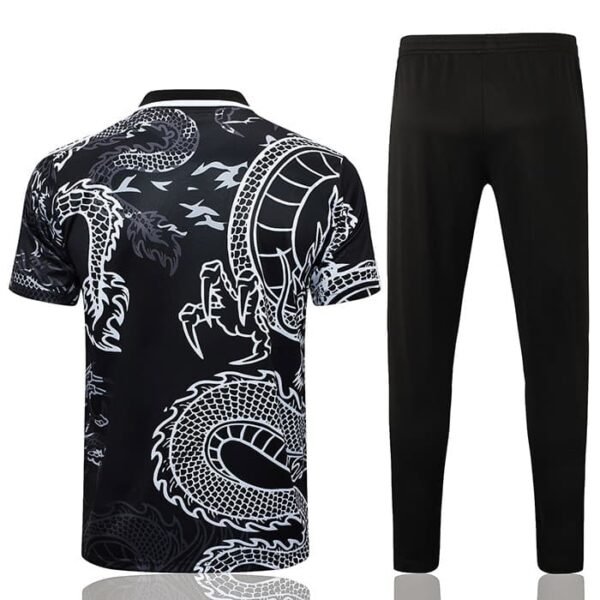 C1104 24/25 Real Madrid black dragon POLO S-2XL - Image 2