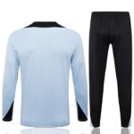 B843 24/25 Barcelona half zipper light blue training kit  S-2XL - Imagem 2