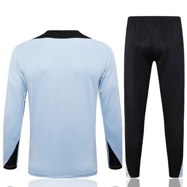 B843 24/25 Barcelona half zipper light blue training kit  S-2XL - Image 2