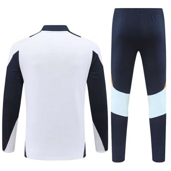 24/25 Real Madrid half zipper white  kit S-2XL - Image 2