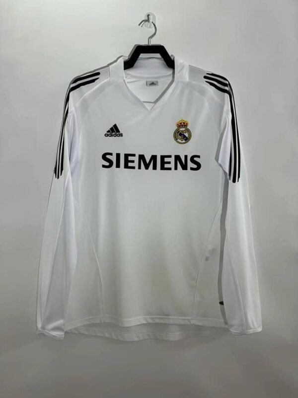 2005∕06 Retro Real Madrid home long sleeve  S-XXL