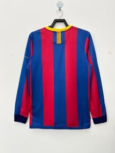 2010/11 Retro Barcelona home long sleeve S-XXL - Imagem 2