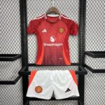 Manchester United 2024/25 Home Kids Kit