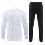 24/25 Real Madrid half zipper white grey  kit S-2XL - Imagem 2