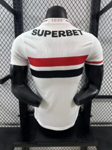 25/26São paulo Players version of the home shirt S-4XL - Imagem 3
