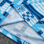 D1261# 2425 Short-sleeved Marseille light blue inkjet   S-XXL - Imagem 4